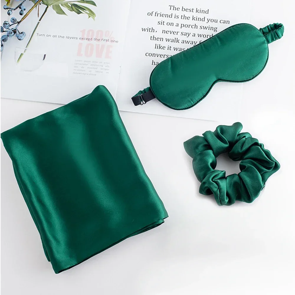 Silk Pillowcase Set - 100% Pure Natural Silk Pillowcase Sleep