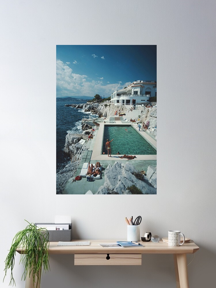 Luxury Lifestyle Picture - Retro Poolside Host Luxury Lifestyle By