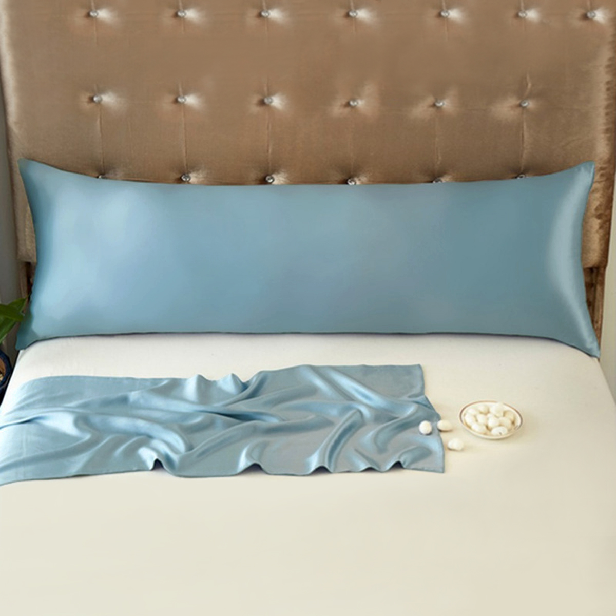 Silk Pillowcase Set - 100% Pure Mullberry Silk Long Pillowcase