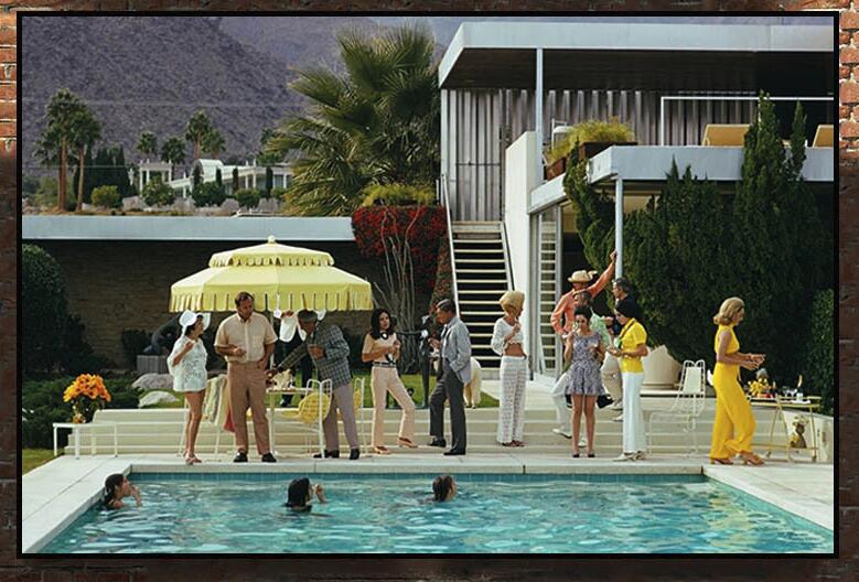 Retro Poolside Host Luxury Lif - Luxury Lifestyle Picture review and price