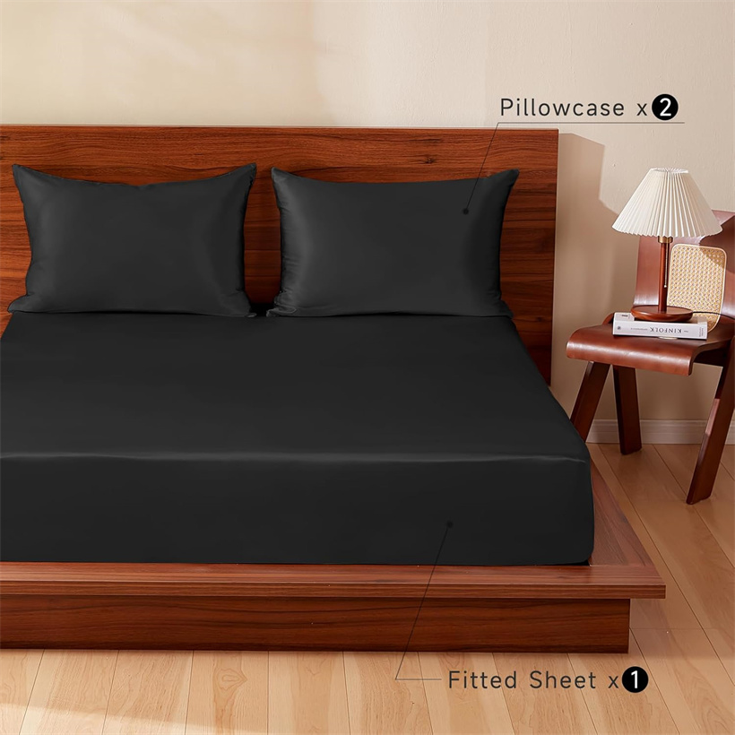 Smooth 3Pcs Set Mulberry Silk  - Silk Pillowcase Set review and price