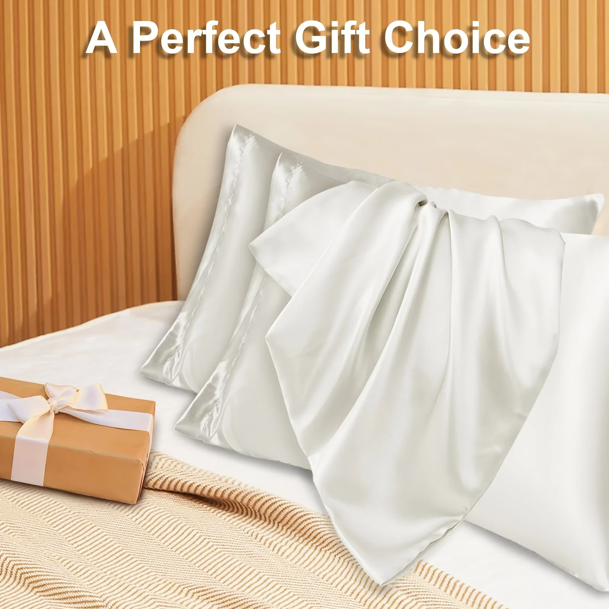 2pcs Luxury Satin Envelope Pil - Silk Pillowcase Set review and price